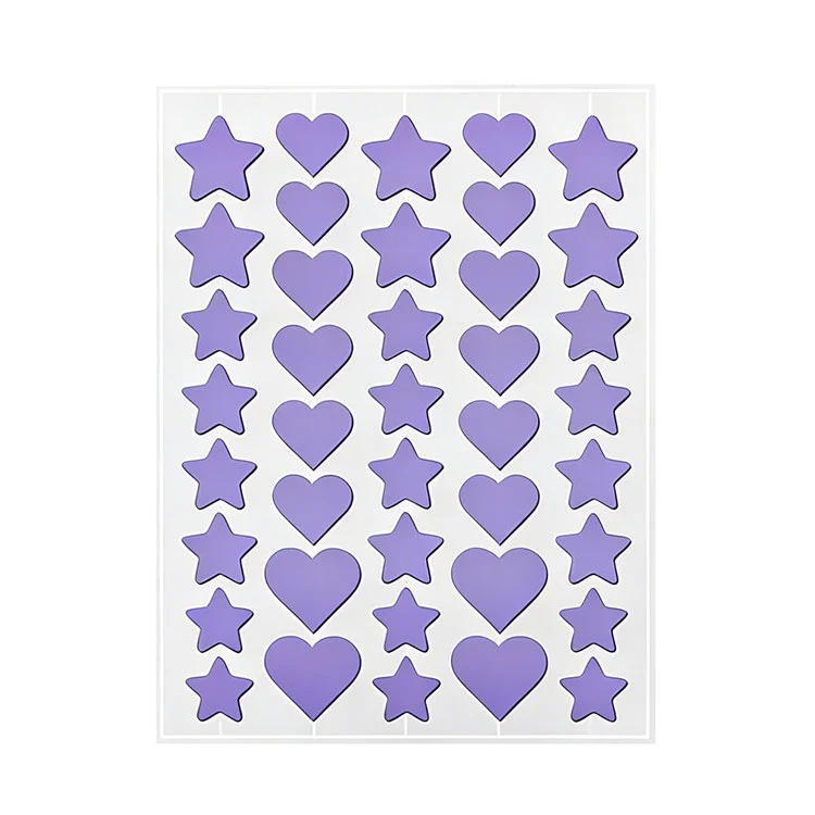 แผ่นแปะสิวดาวน่ารักสำหรับการรักษา